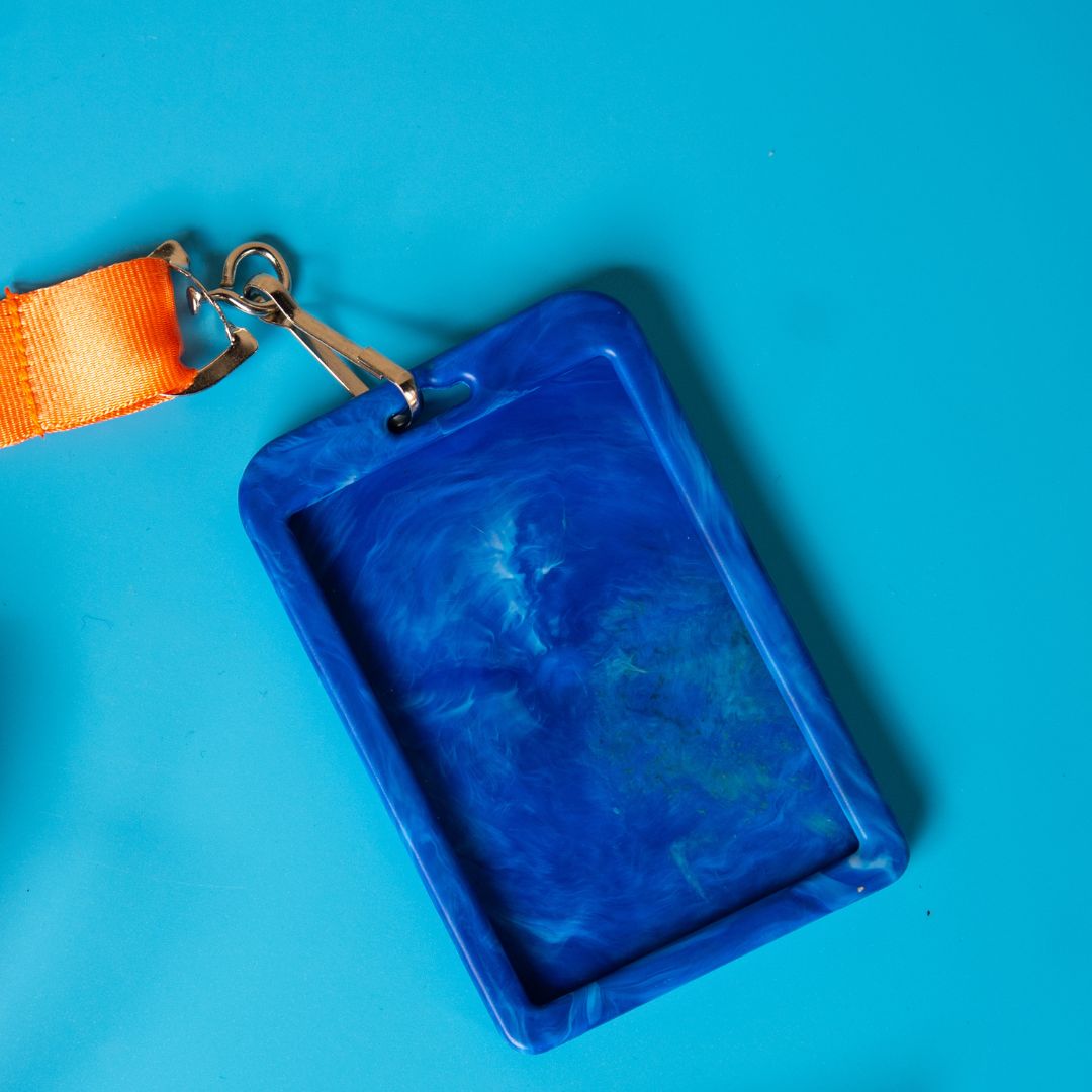 Recycled Plastic Lanyard Card Holder