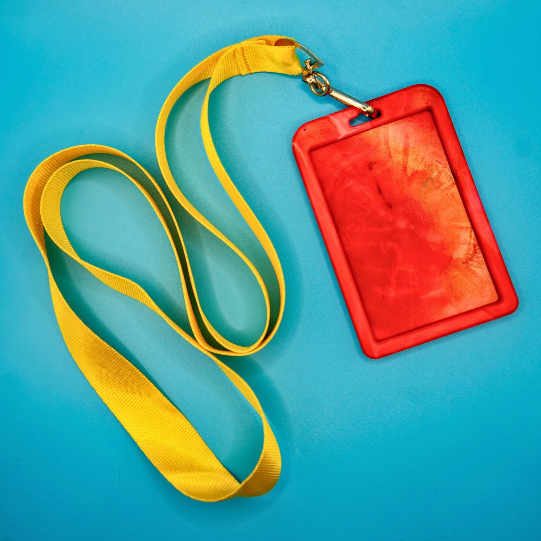 Recycled Plastic Lanyard Card Holder