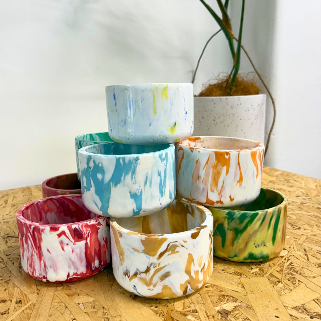 Recycled Breadtag Bowl Small Round