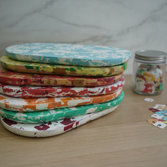 Board - Long Oval - Recycled Breadtags