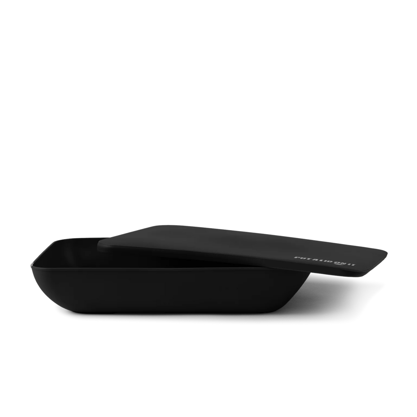 Serving platter with a lid — the rectangle