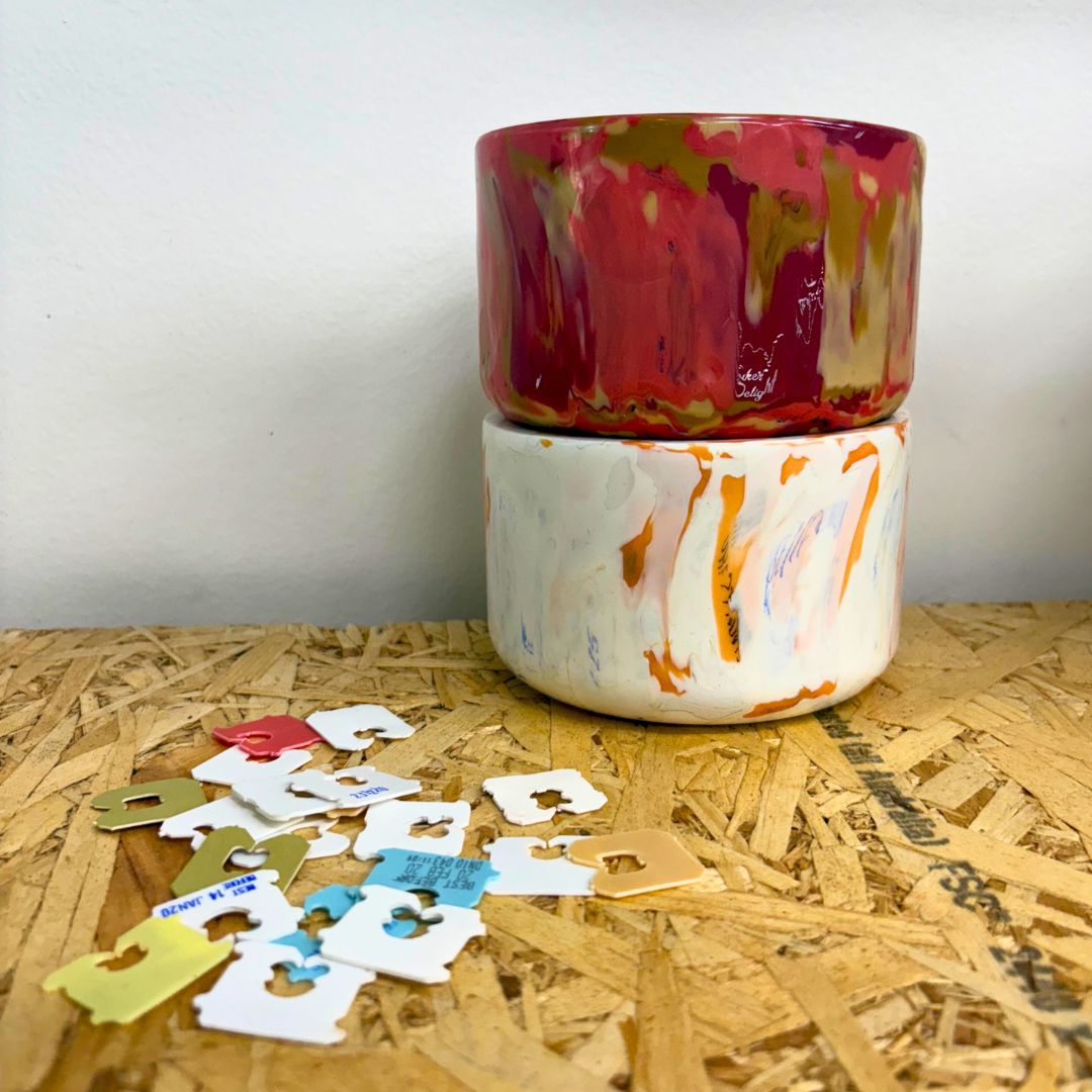 Recycled Breadtag Bowl Small Round