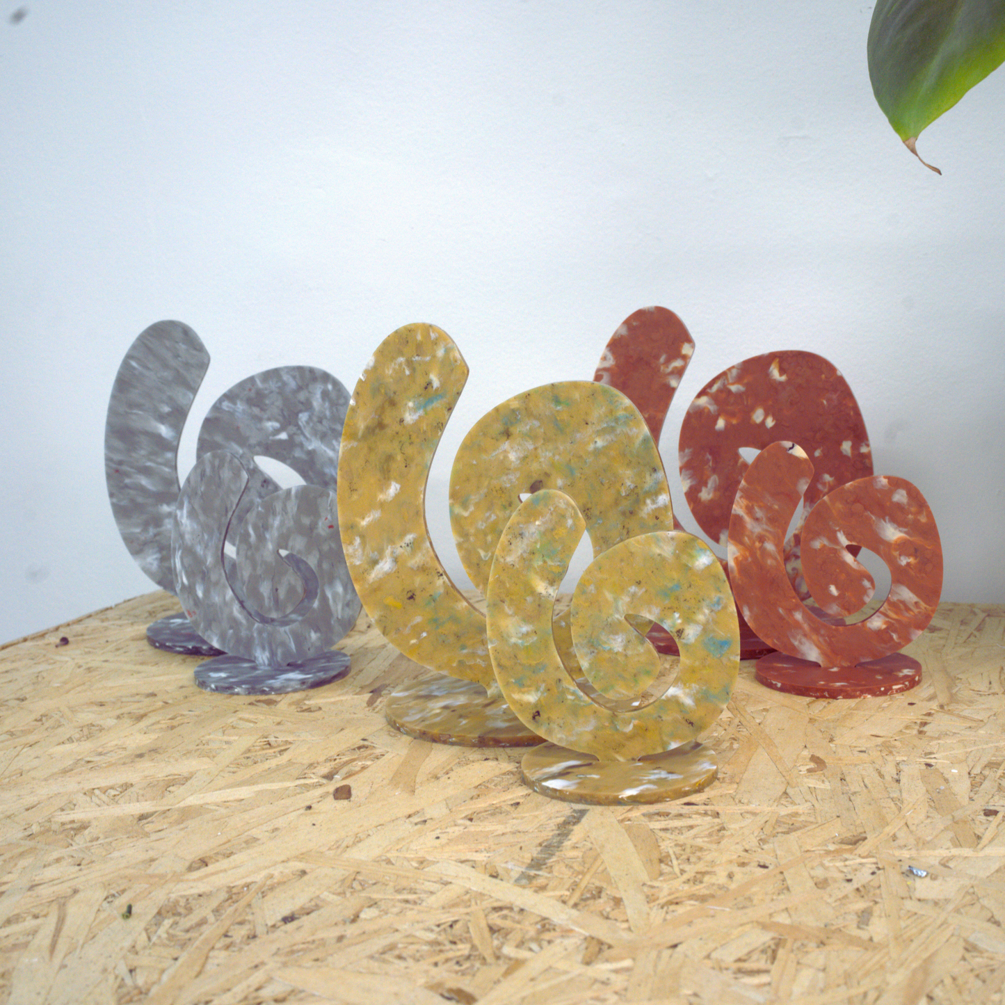 Recycled Plastic Swirl Trophy