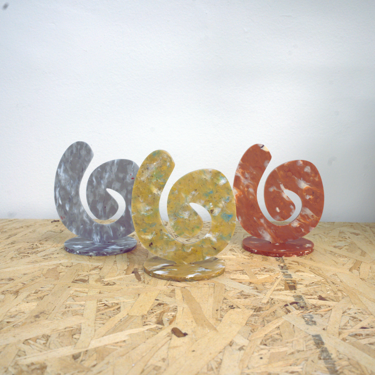 Recycled Plastic Swirl Trophy