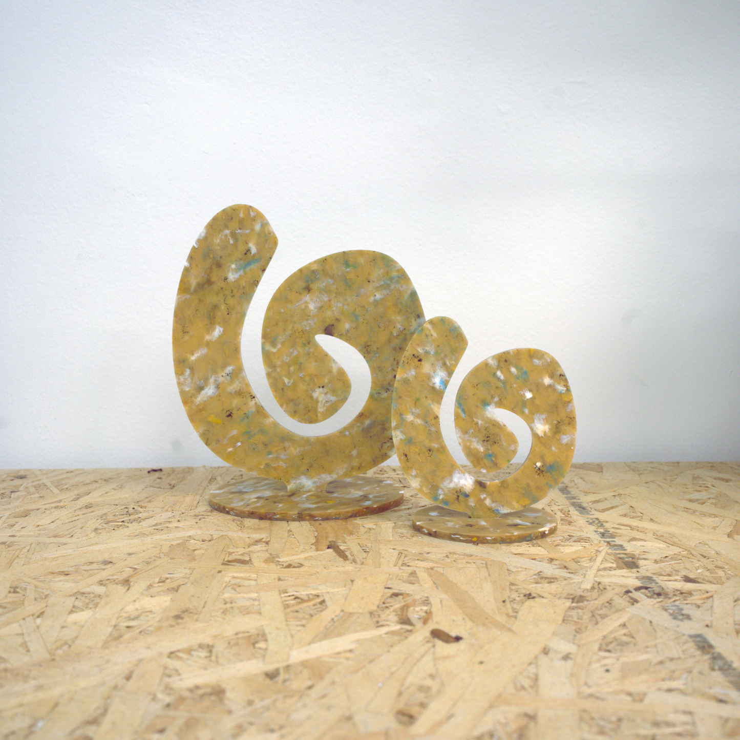 Recycled Plastic Swirl Trophy