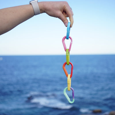 Black Betty recycled plastic carabiner
