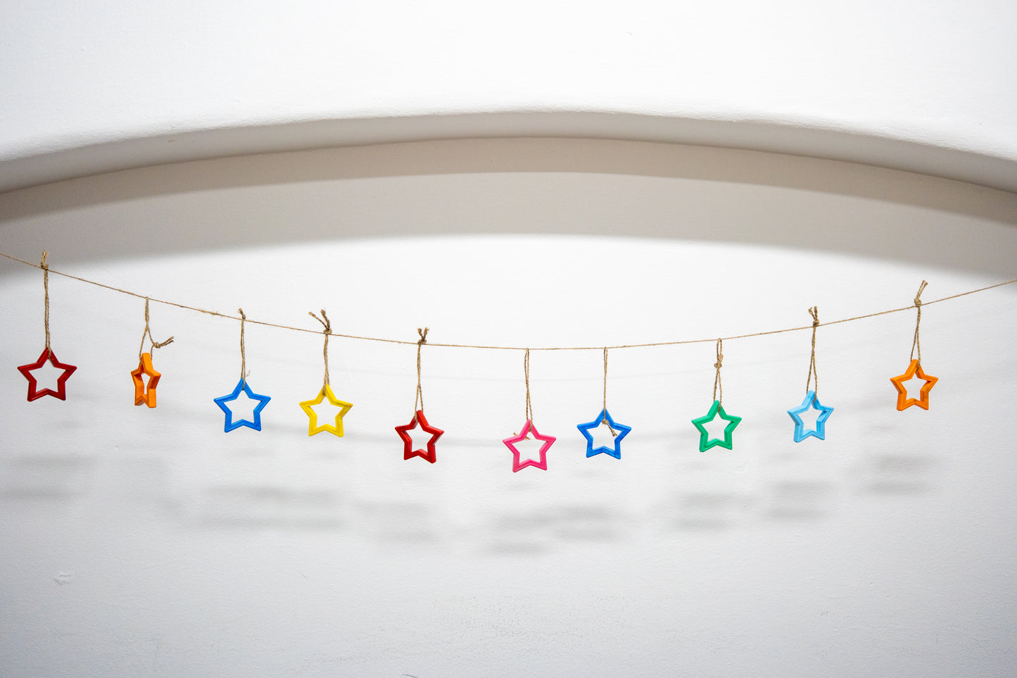 Recycled Plastic Star Garland