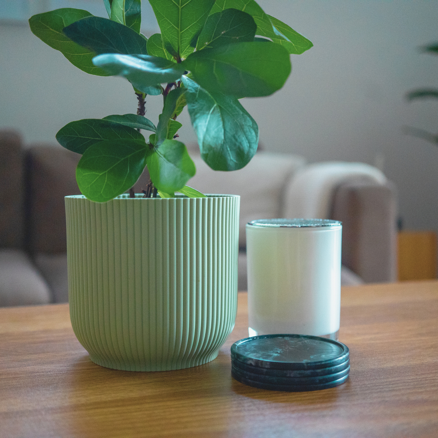 Recycled Plastic Coasters Pack