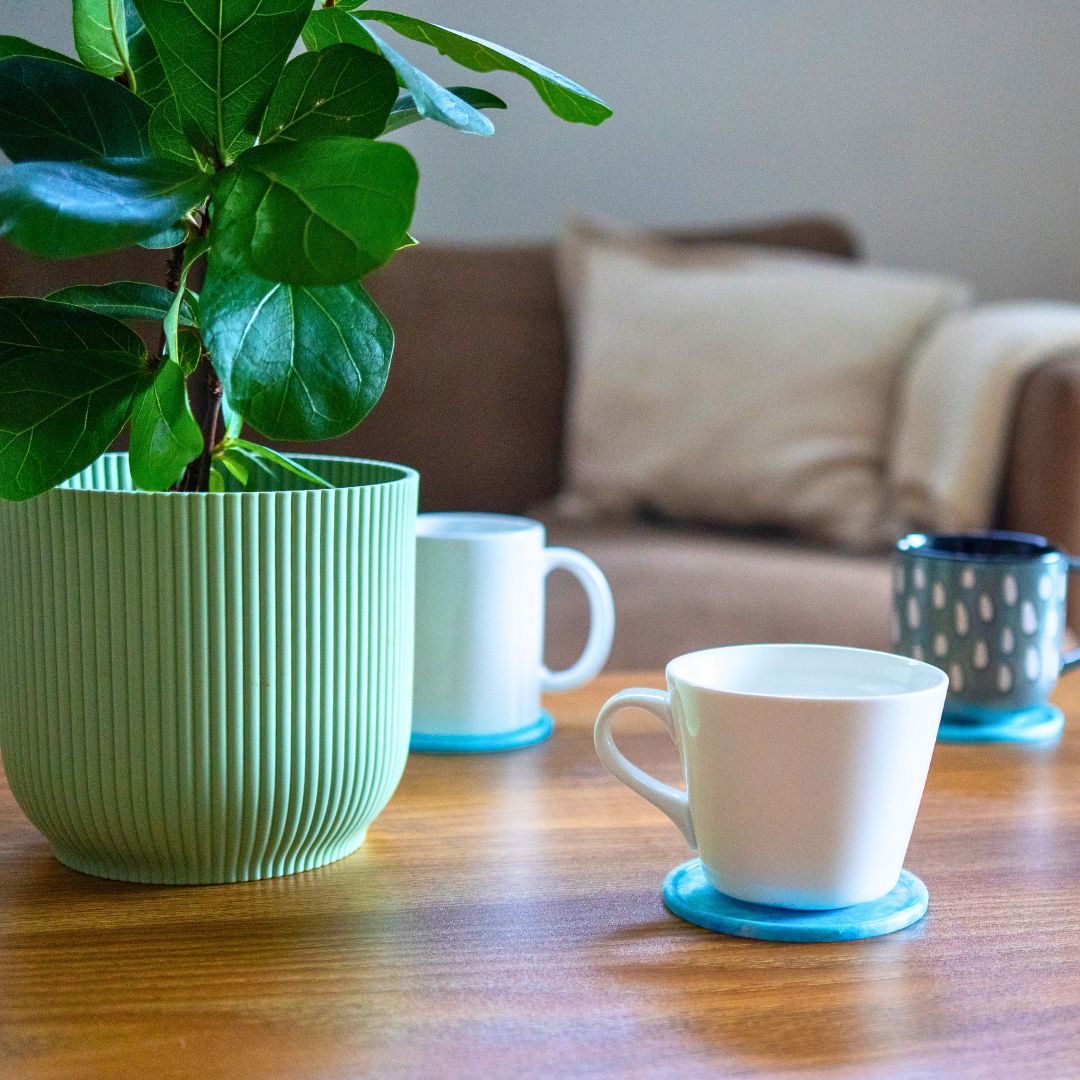 Recycled Plastic Coasters Pack