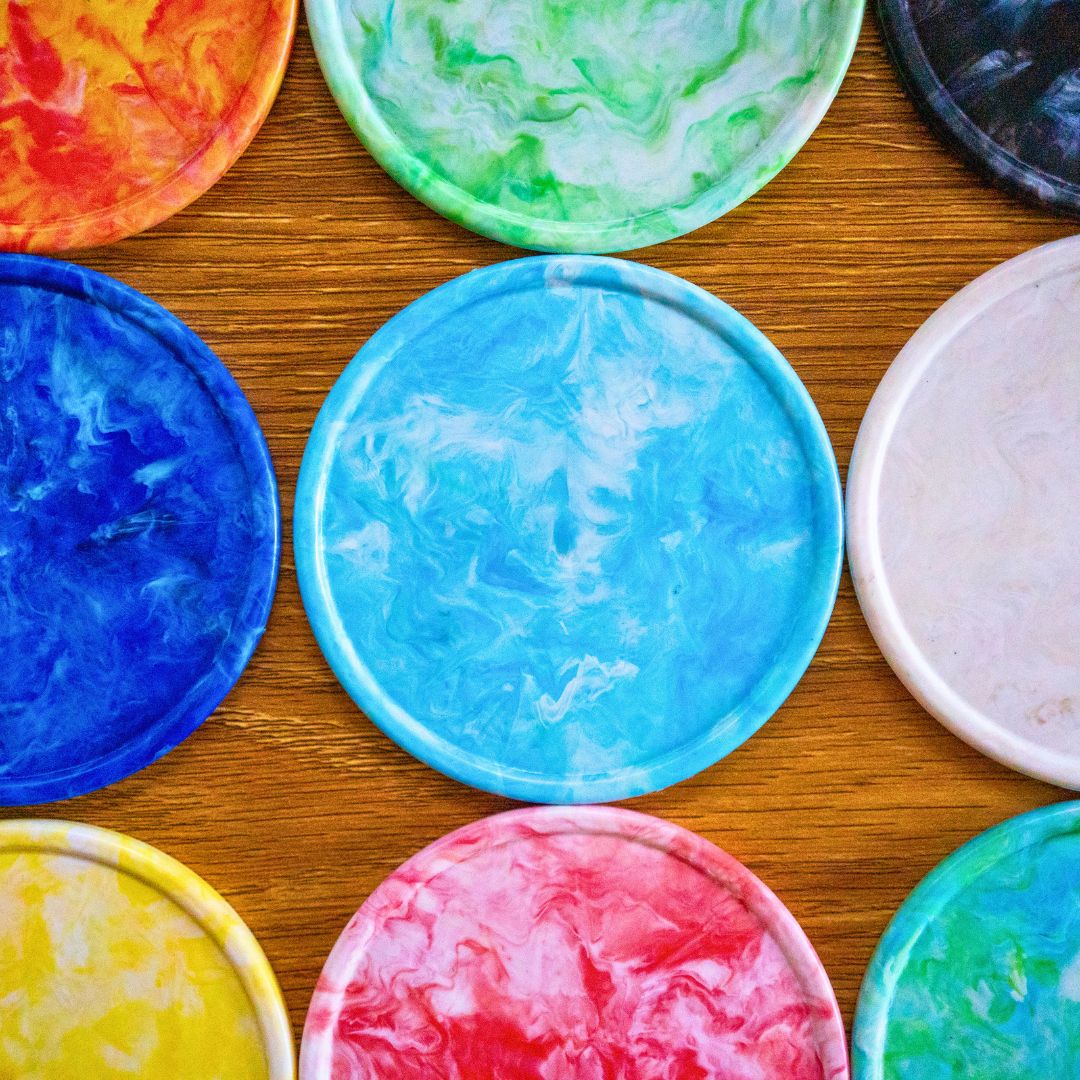 Recycled Plastic Coasters Pack