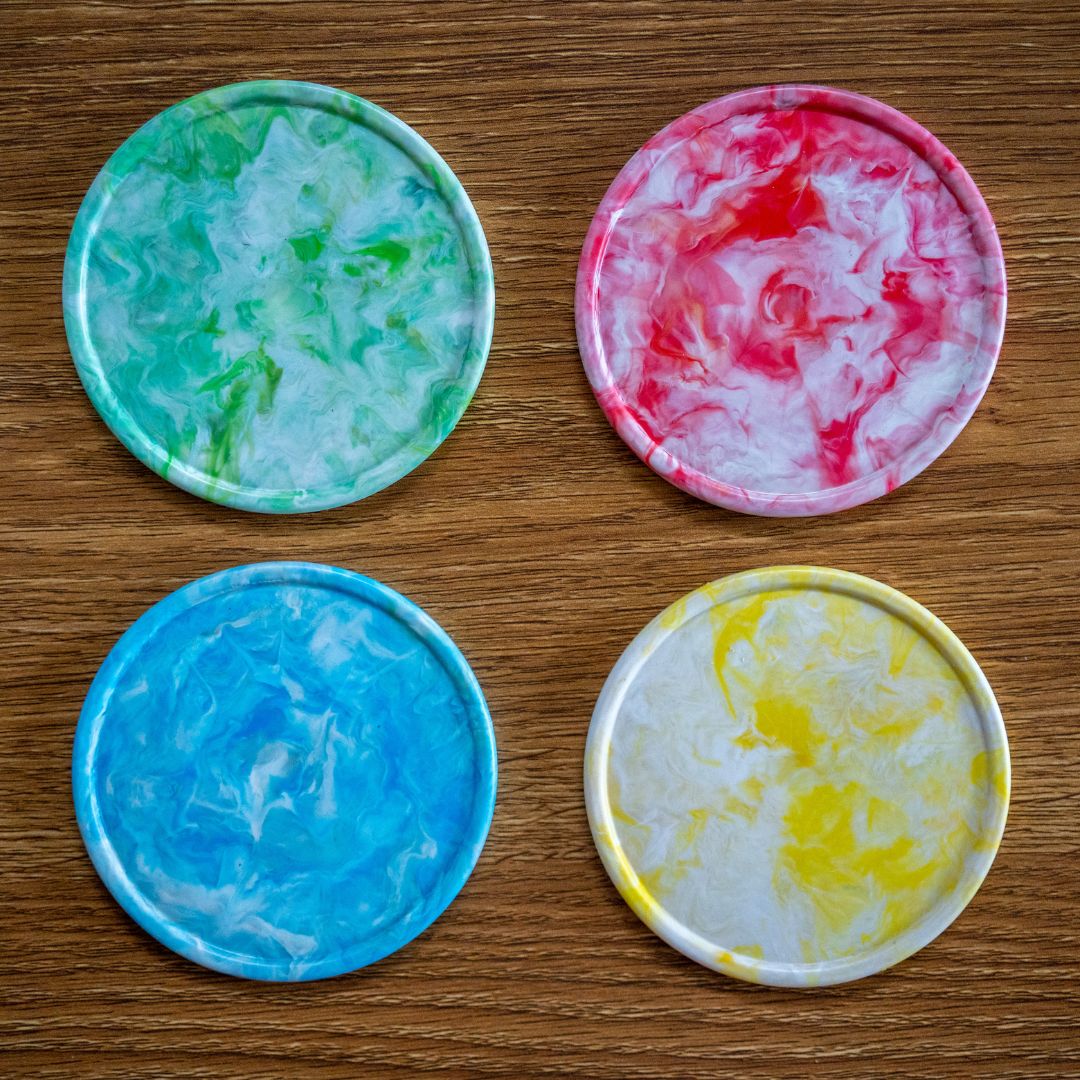 Recycled Plastic Coasters Pack