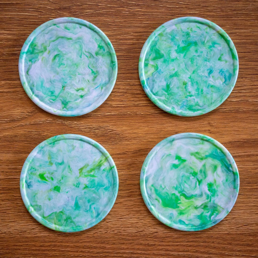 Recycled Plastic Coasters Pack