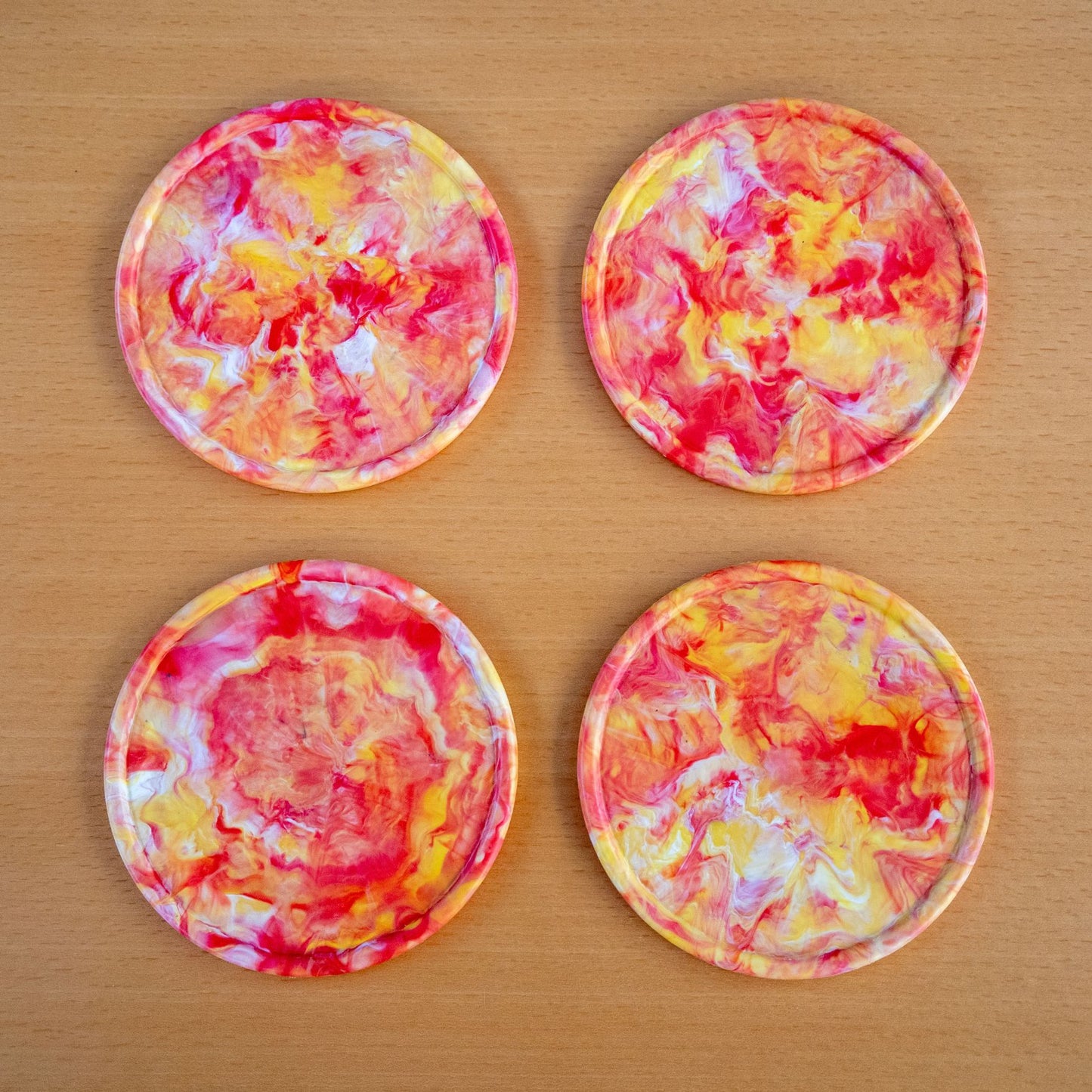 Recycled Plastic Coasters Pack