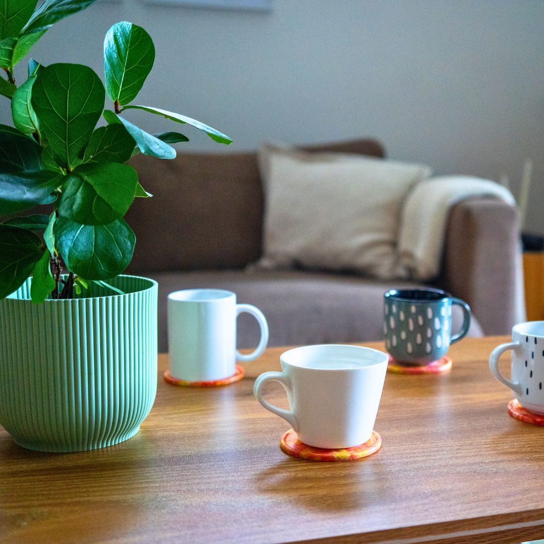 Recycled Plastic Coasters Pack
