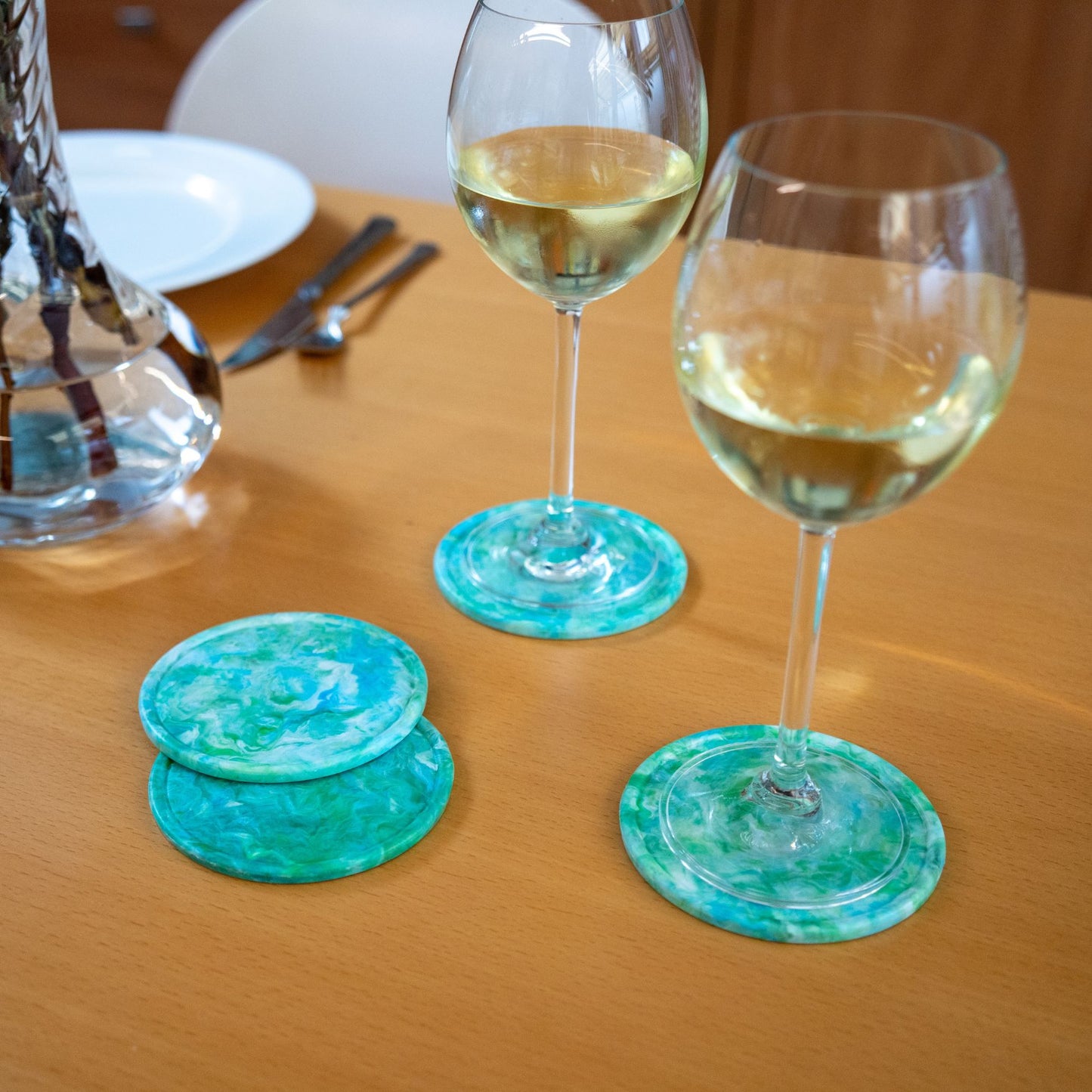 Recycled Plastic Coasters Pack