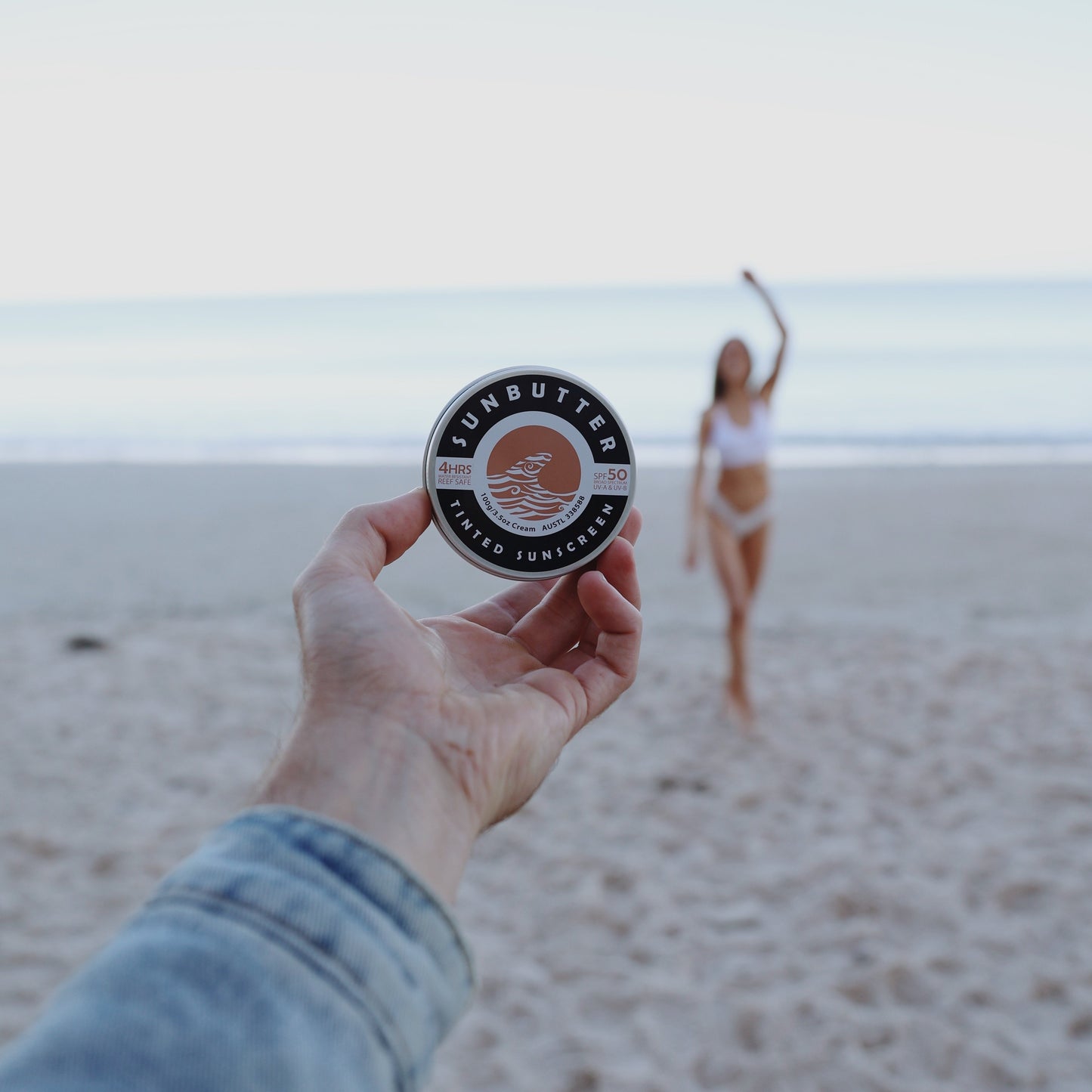 Tinted SPF50 Water Resistant Reef Safe Sunscreen
