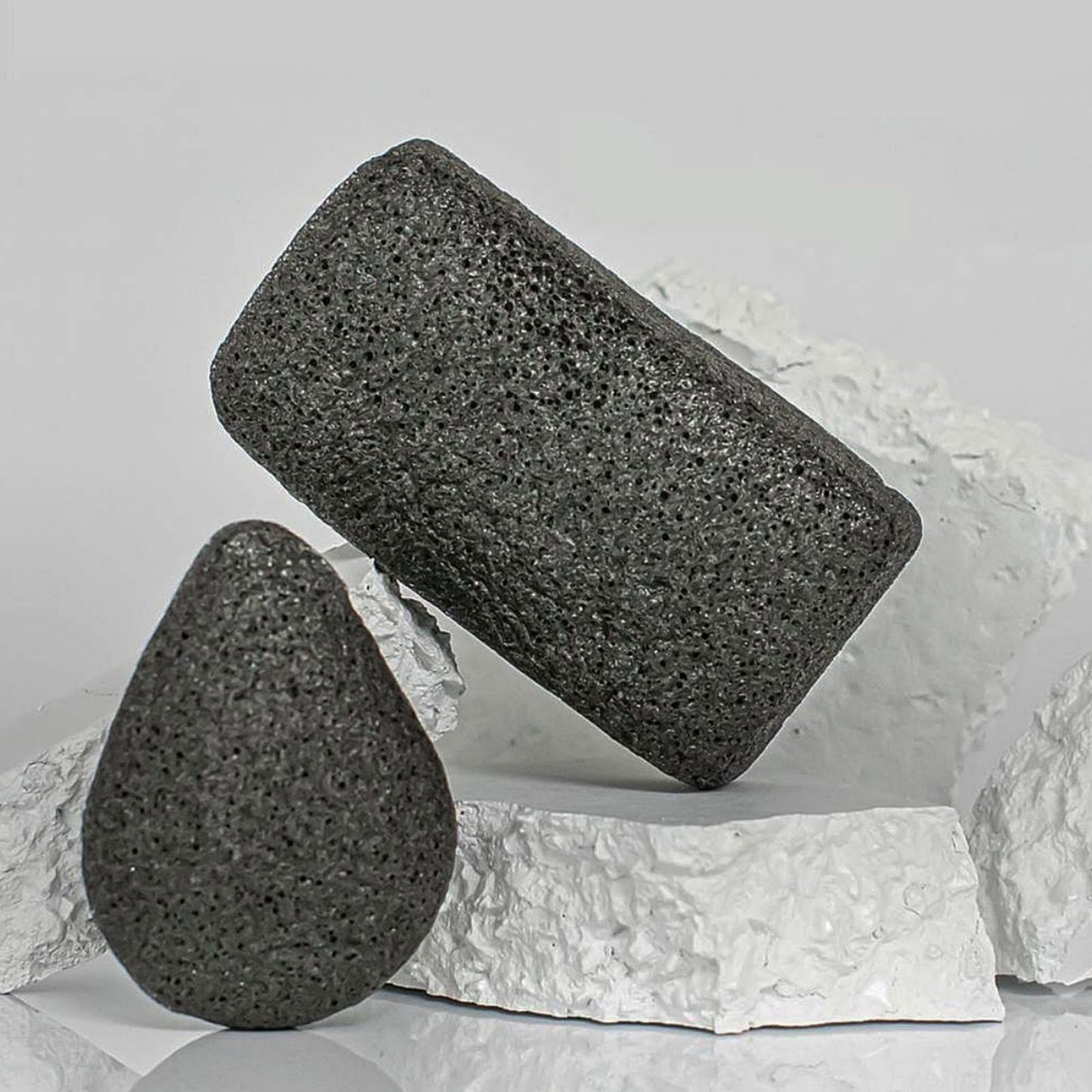 Charcoal Konjac Body & Face Sponge Duo - Banish