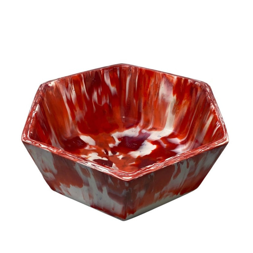 Hexagon Bowl - Recycled Breadtags