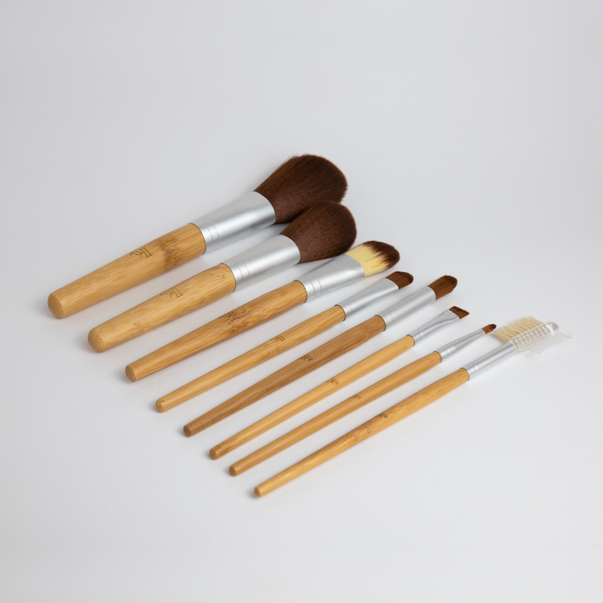 Bamboo Makeup Brush Set