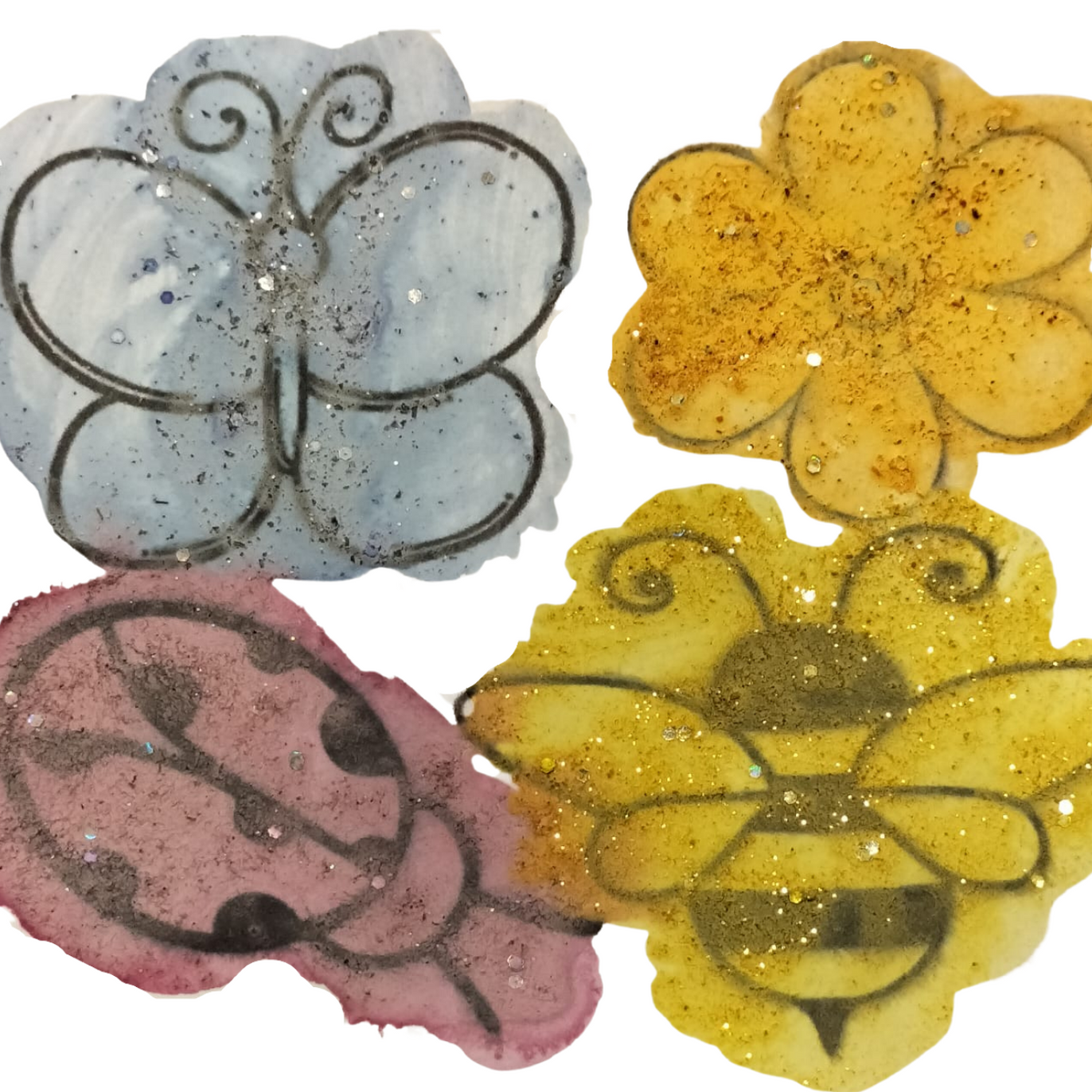 Glitter Eco Paint - plastic free, bio-glitter paints