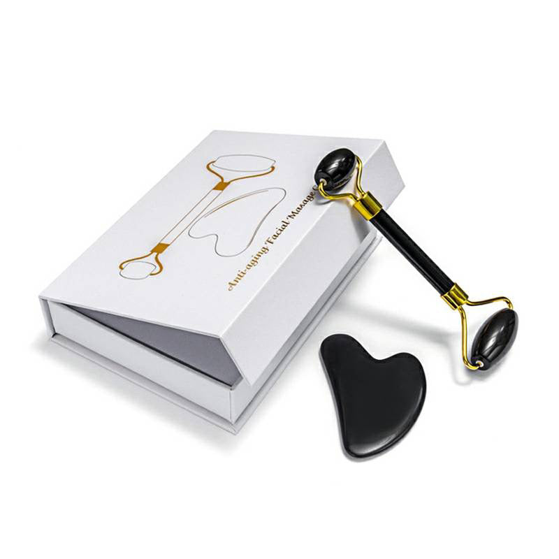 Gua Sha & Face Roller Set