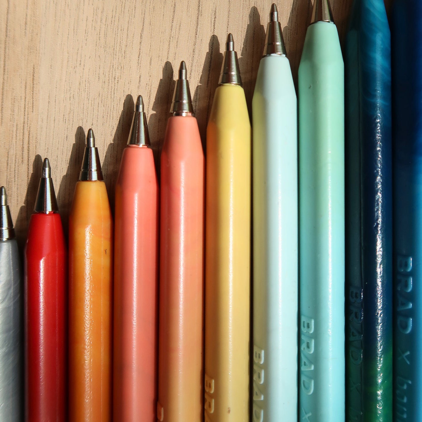 Recycled BRAD Plastic Pen - 2 pack