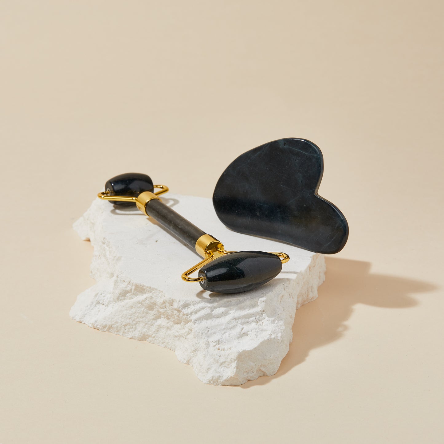 Gua Sha & Face Roller Set