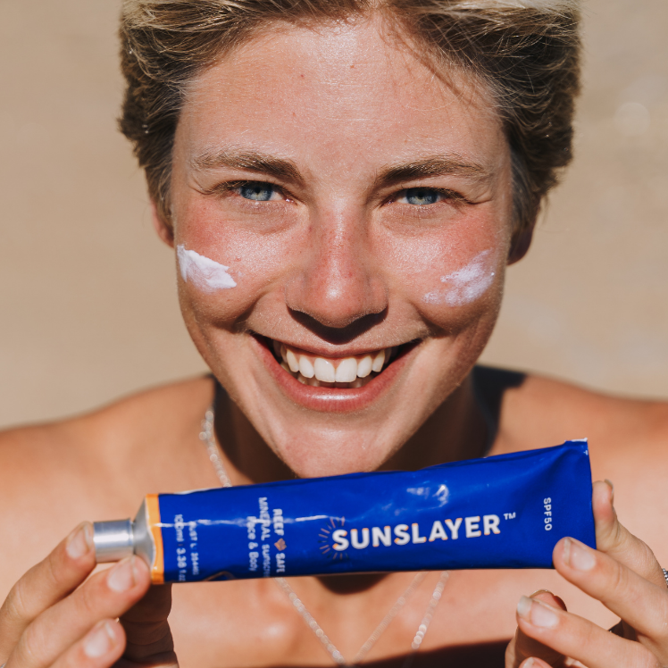 SUNSLAYER SPF 50+ Natural Physical Sunscreen Reef Safe 100ML