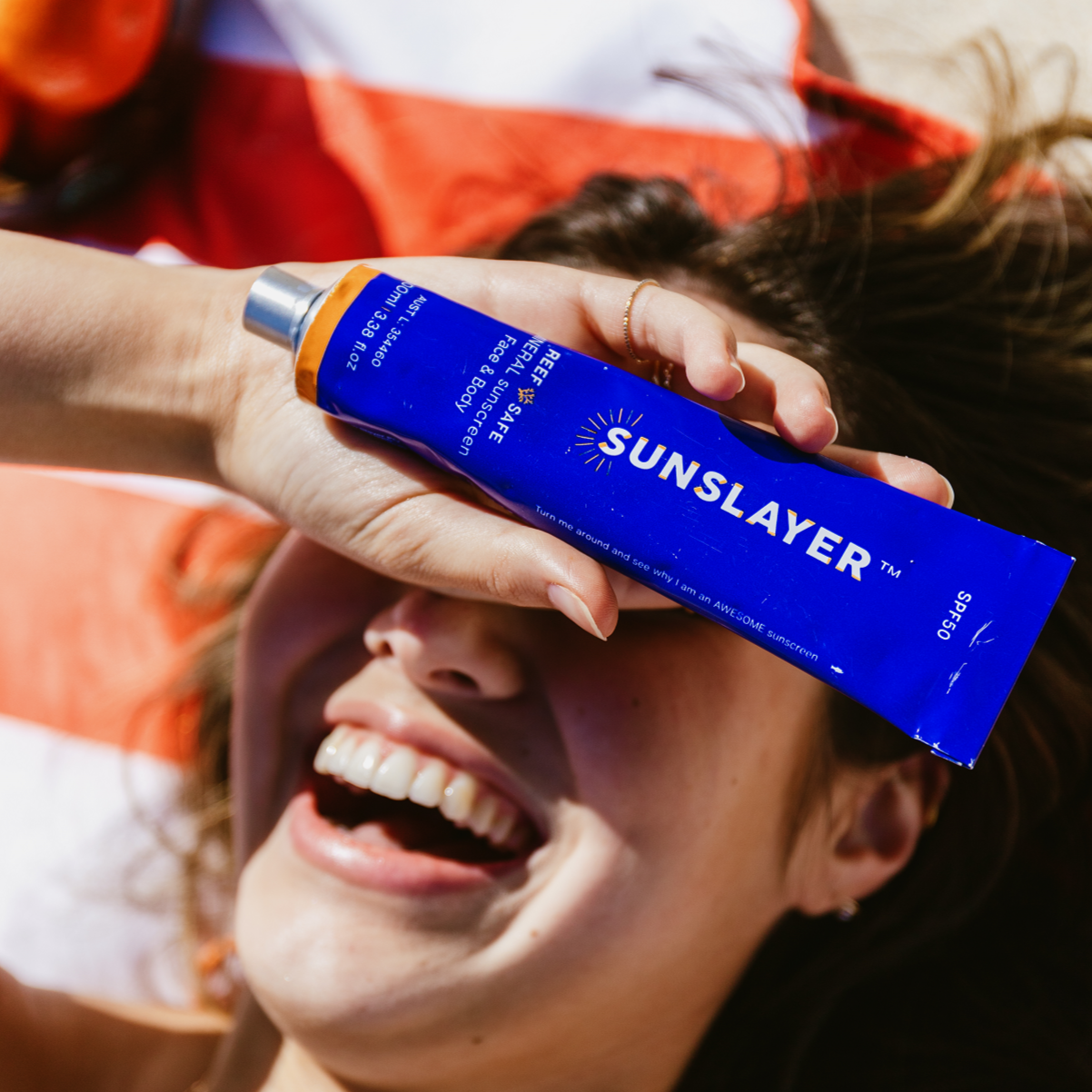 SUNSLAYER SPF 50+ Natural Physical Sunscreen Reef Safe 100ML