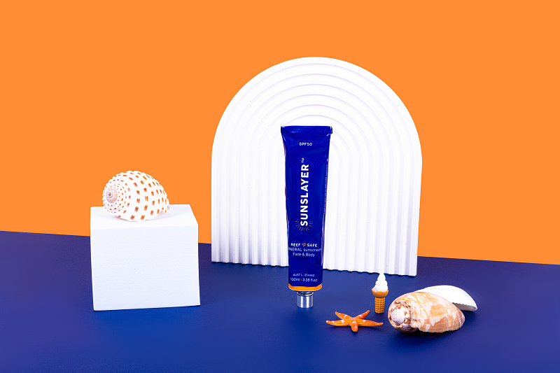 SUNSLAYER SPF 50+ Natural Physical Sunscreen Reef Safe 100ML