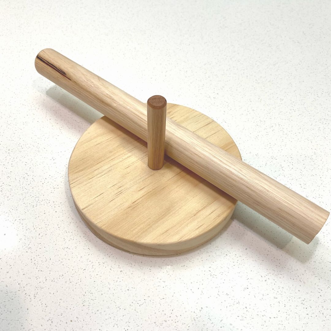 Wooden Unpaper Towel Holder - Banish