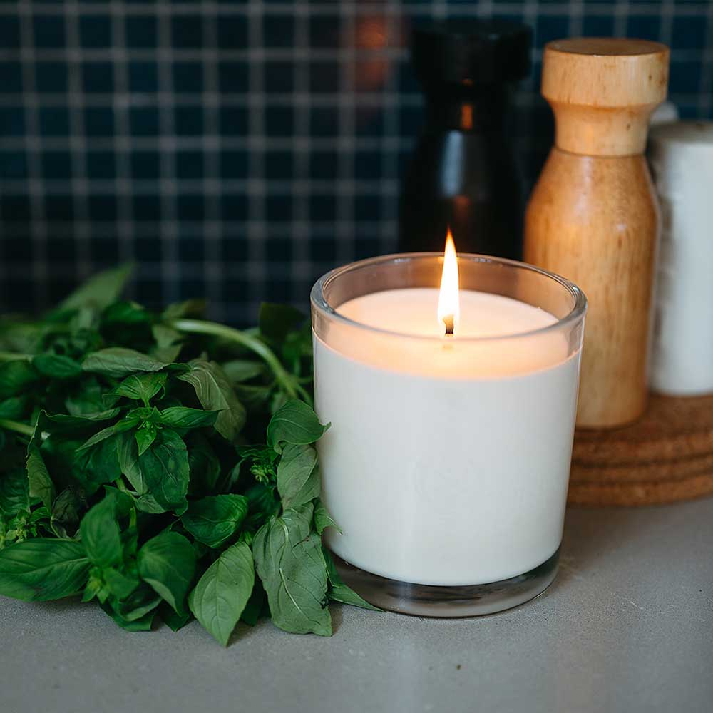 Mandarin, Lime & Basil Soy Candle