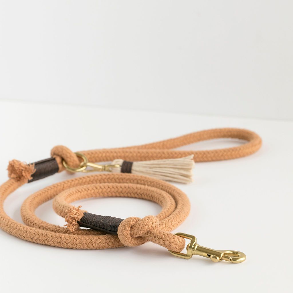 Organic Cotton Rope Dog Leashes
