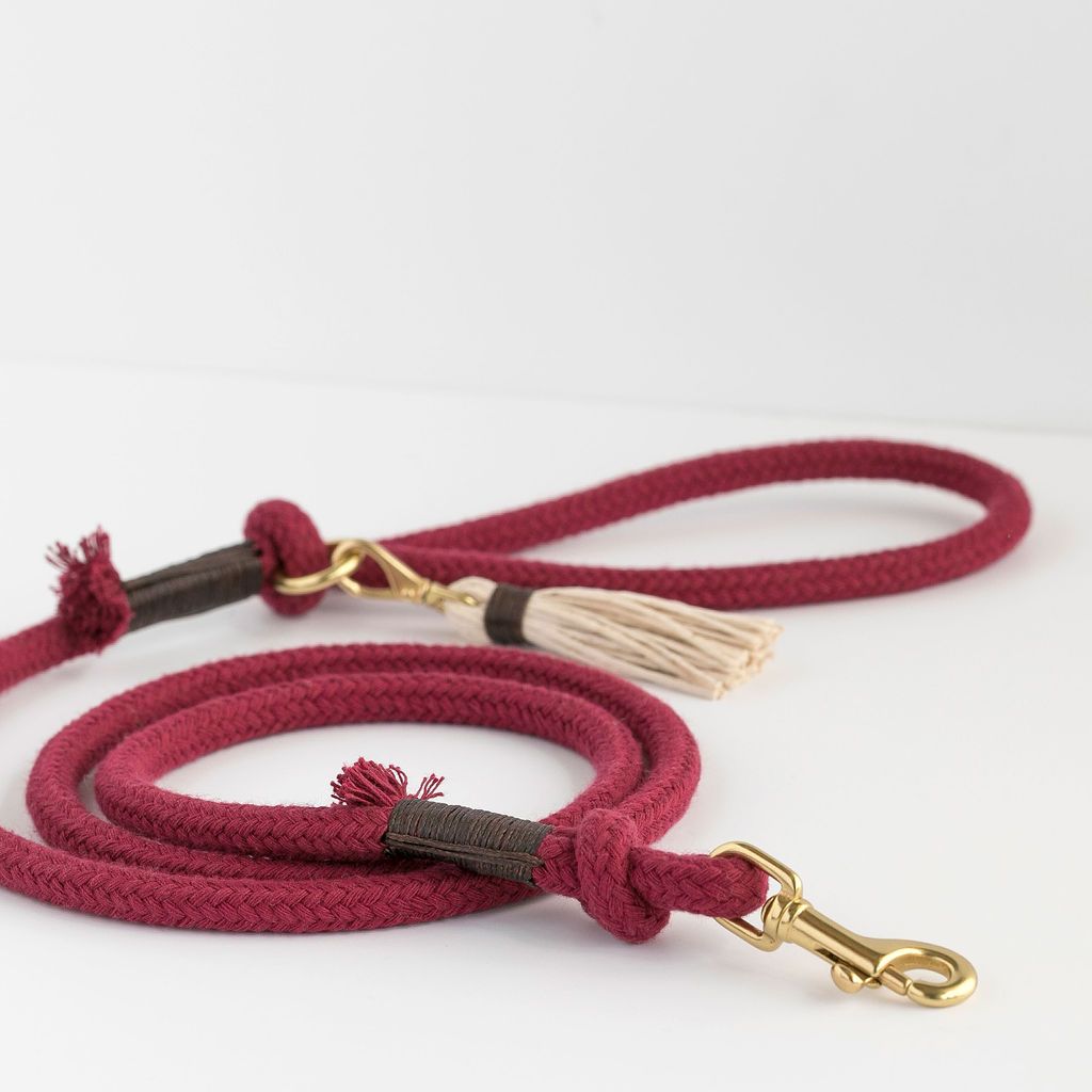 Organic Cotton Rope Dog Leashes