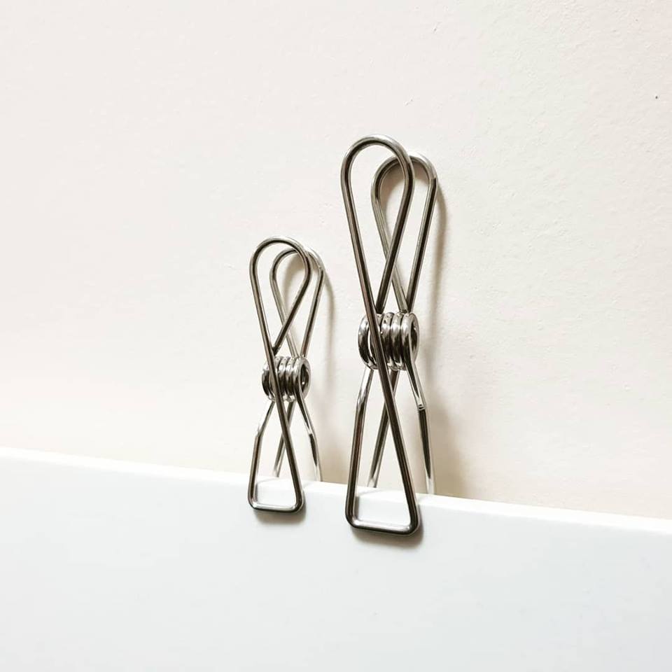 Stainless Steel Infinity Clothes Pegs Large Size - Banish