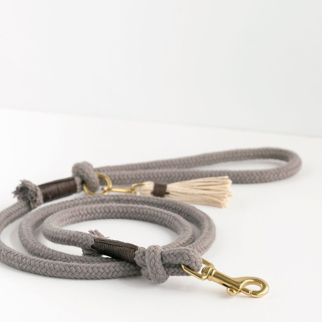 Organic Cotton Rope Dog Leashes