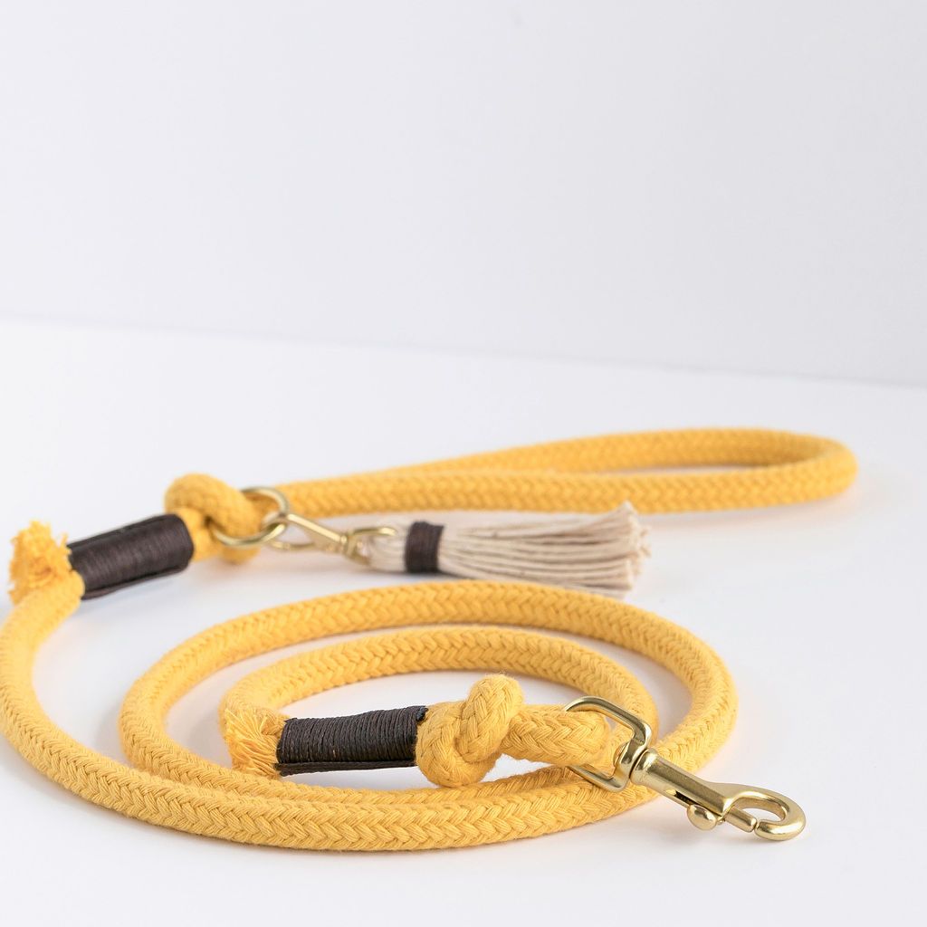 Organic Cotton Rope Dog Leashes
