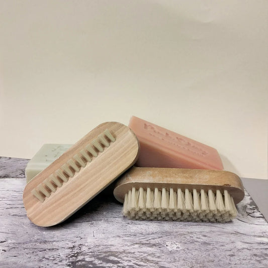 Wooden Nail Brush 2x pack