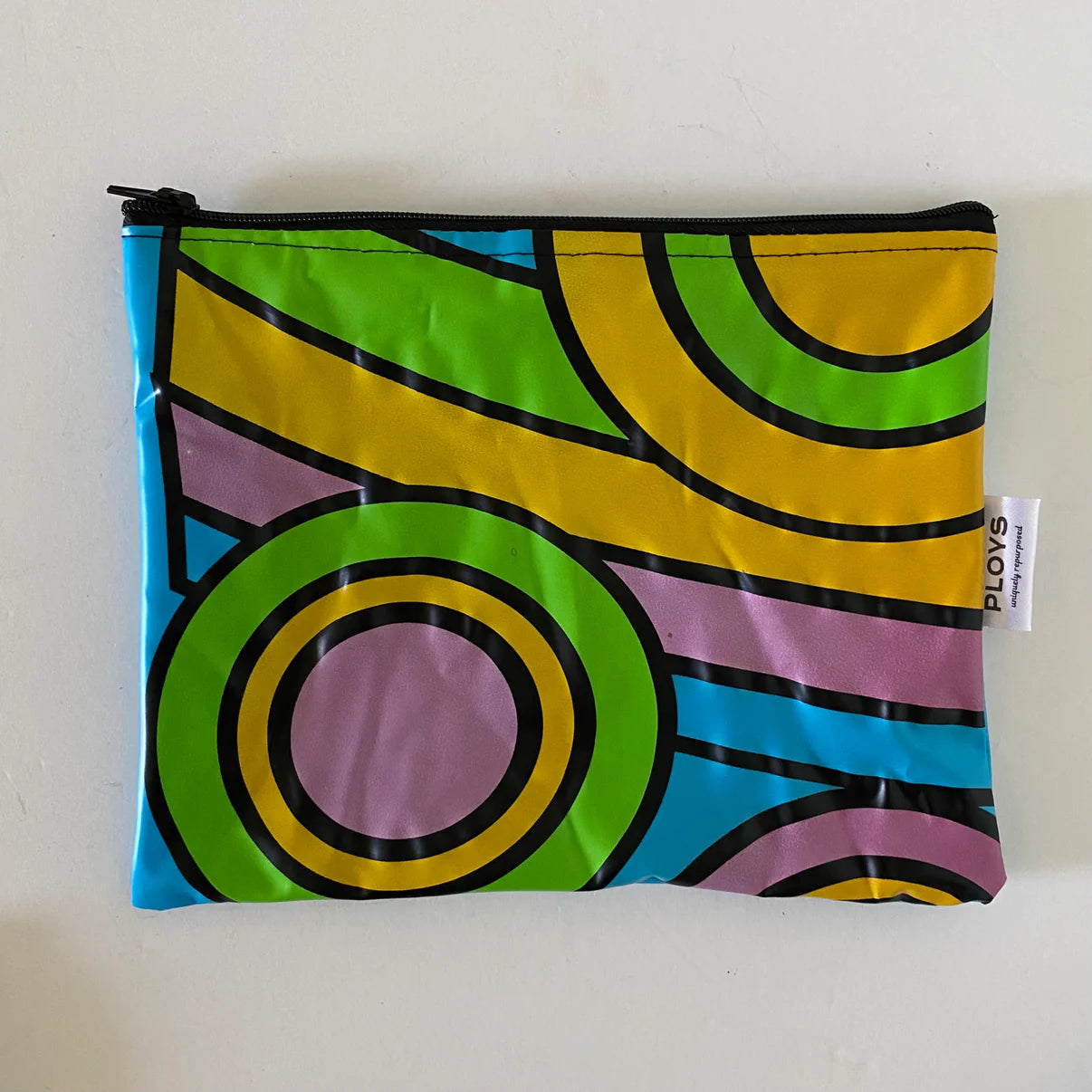 Recycled Square Purse, Zippered Pouch, Period Undies, Wet Bag