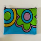 Recycled Square Purse, Zippered Pouch, Period Undies, Wet Bag