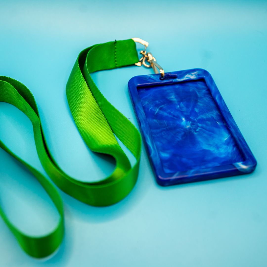 Recycled Plastic Lanyard Card Holder