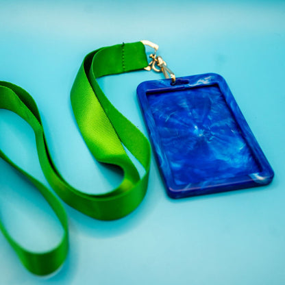 Recycled Plastic Lanyard Card Holder