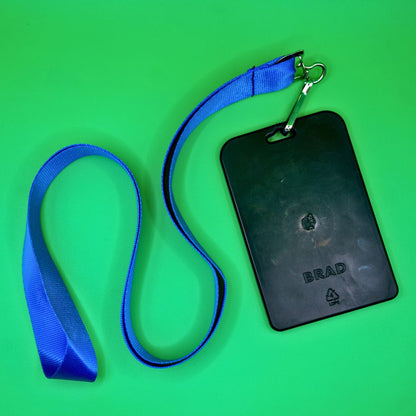 Recycled Plastic Lanyard Card Holder