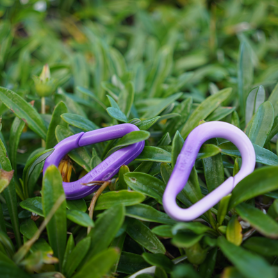 Lavender Haze recycled plastic carabiner