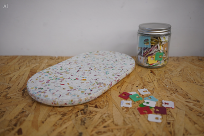 Board - Long Oval - Recycled Breadtags