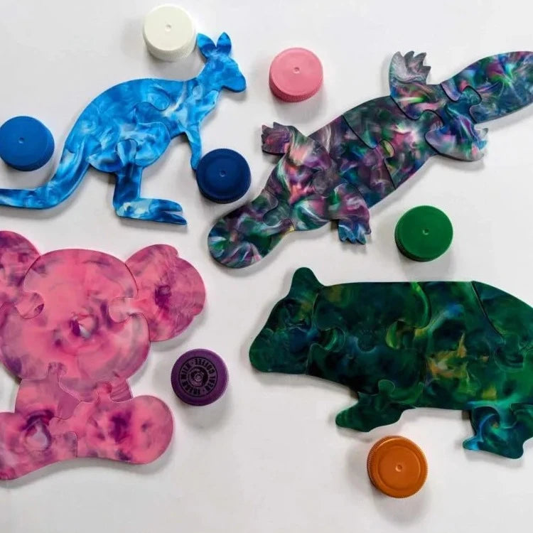 Zero Plastics Australia Recycled Plastic Australian Animal Puzzles | Banish