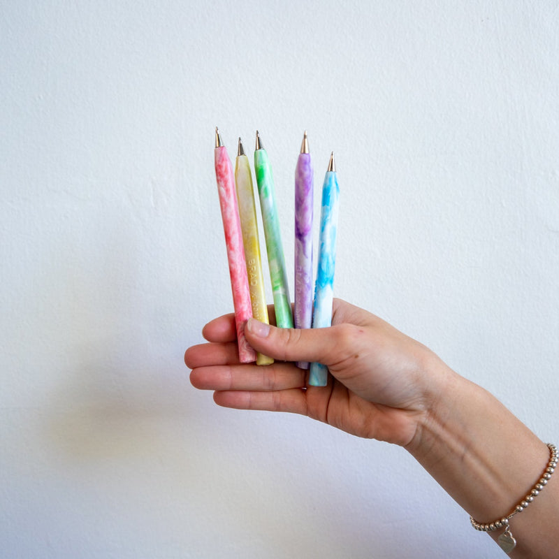 Recycled BRAD Plastic Pen 5 Pack