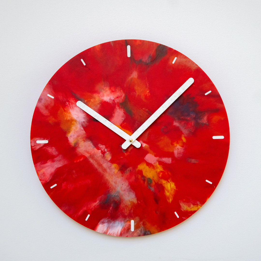 Limited Edition Recycled Plastic Wall Clock