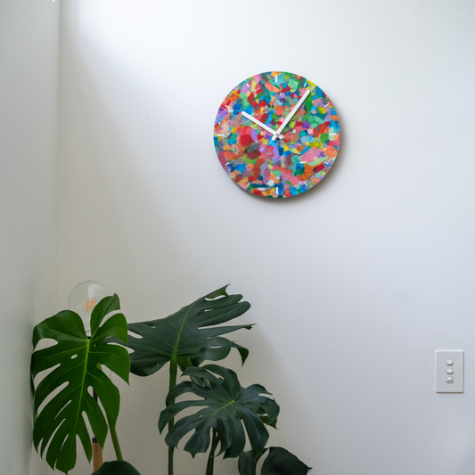 Limited Edition Recycled Plastic Wall Clock