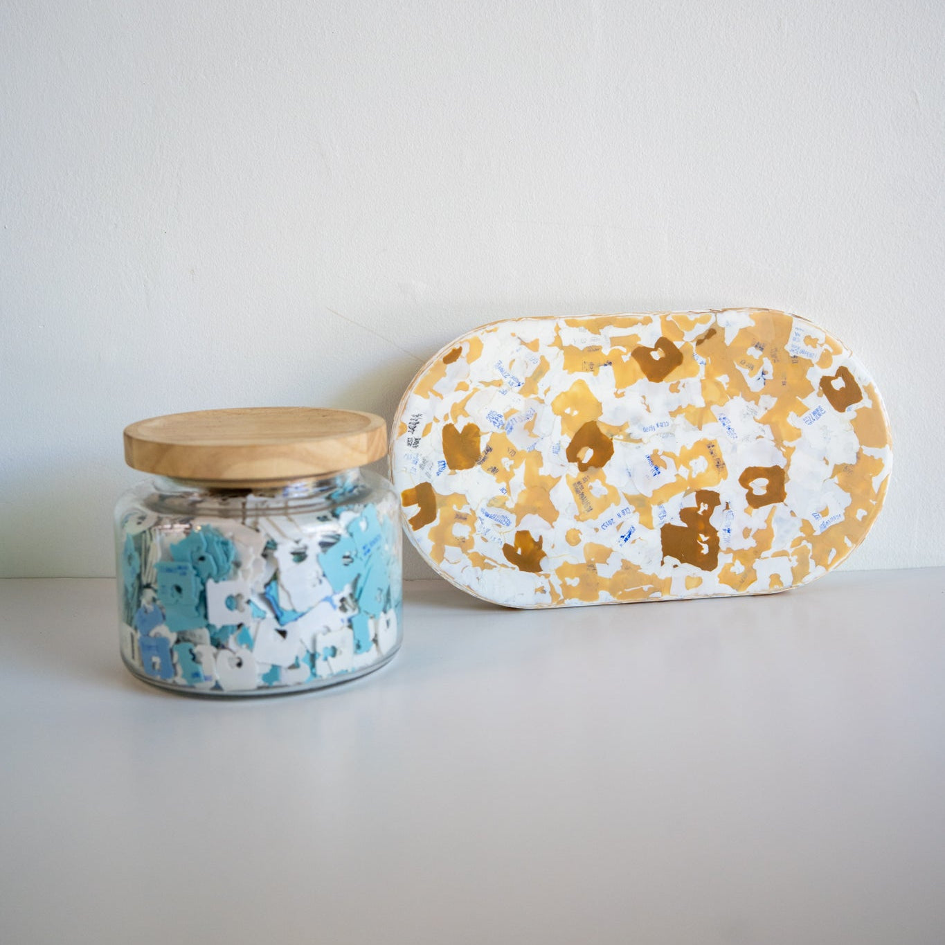 Board - Long Oval - Recycled Breadtags